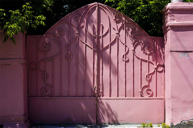Cổng màu hồng