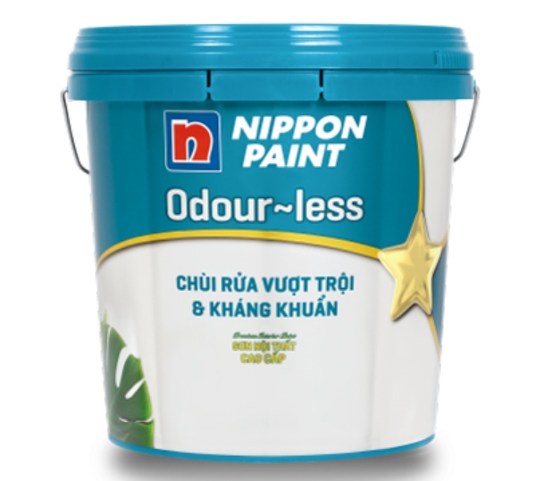 Sơn Nippon Odour-less Chùi Rửa Vượt Trội và Kháng Khuẩn