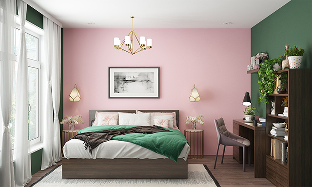 Căn phòng màu hồng