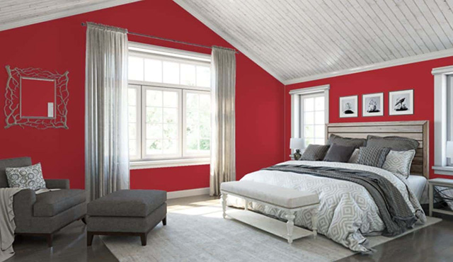 Phòng sơn màu đỏ hợp (mã màu NP AC 2070A)