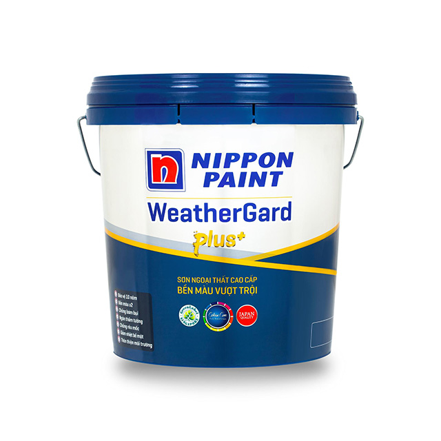 Sơn ngoại thất chống thấm cao cấp Nippon WeatherGard Plus+