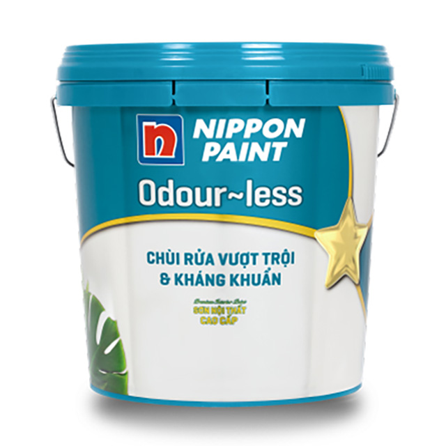 Sơn Nippon Odour-less chùi rửa vượt trội