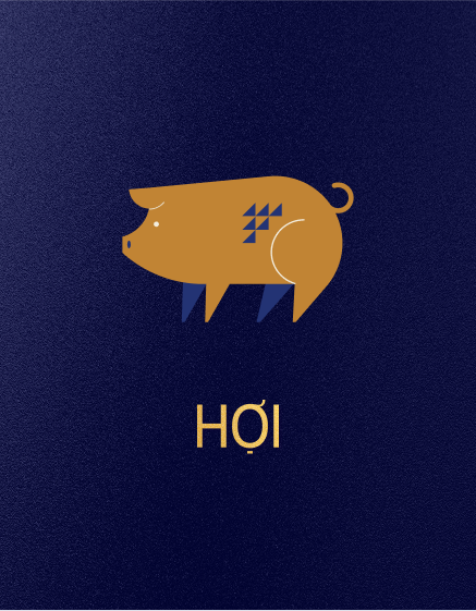 Màu sơn hợp với tuổi Hợi
