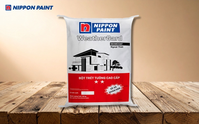 Bột trét Nippon Paint Skimcoat WeatherGard