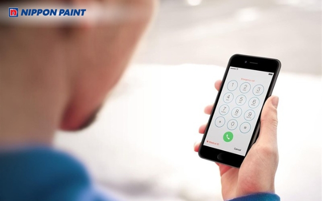 Gọi hotline Nippon Paint để được tư vấn khối lượng và cách sử dụng sơn