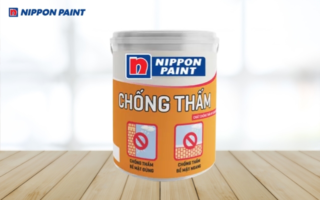Chất chống thấm Nippon WP100 tạo lớp bảo vệ chắc chắn và bền lâu cho tường