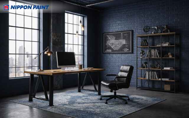 Phòng làm việc phong cách Industrial cho các kỹ sư