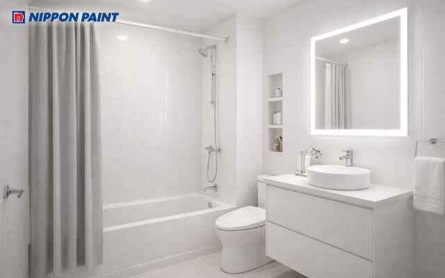 Tông trắng sáng giúp mở rộng cảm giác không gian, làm sạch năng lượng và tạo nền tươi mới