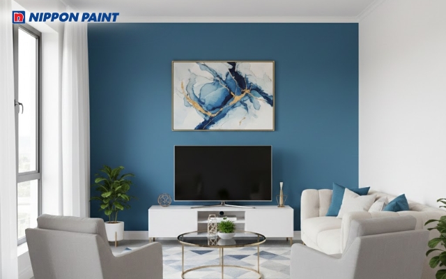 Xanh dương và trắng giúp nhân đôi năng lượng may mắn cho gia chủ 1974