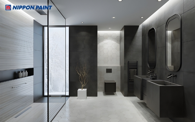 Tone màu ghi sáng và đen mang lại sự vững chãi, mạnh mẽ