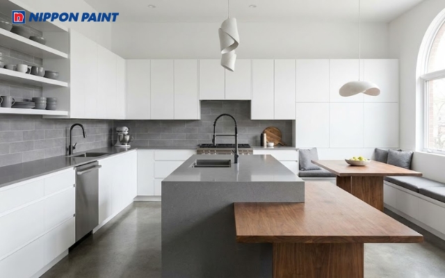 Màu trắng và ghi mang hành Kim, giúp việc nấu nướng thuận lợi hơn