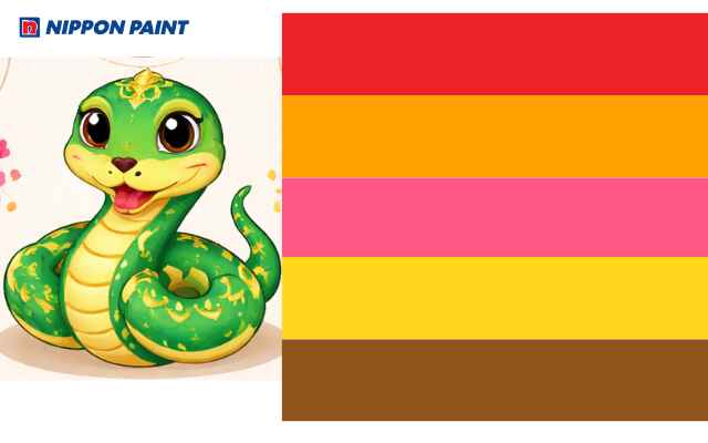 Sinh năm 1977 hợp màu nâu đất, vàng, đỏ, cam, hồng,...