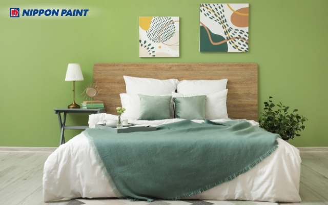 Xanh sáng màu giúp giữ được sự hài hòa phong thủy và cảm giác thư thái