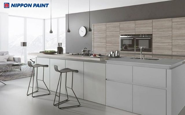 Phòng bếp ghi sáng hiện đại