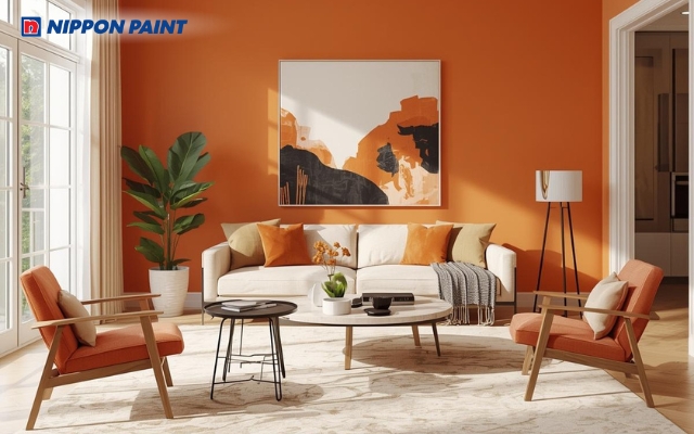 Gam cam trầm ấm tạo sự gần gũi, cởi mở và thu hút năng lượng vào nhà