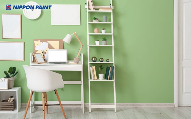 Xanh lá pastel giúp tinh thần ổn định, làm việc hiệu quả hơn