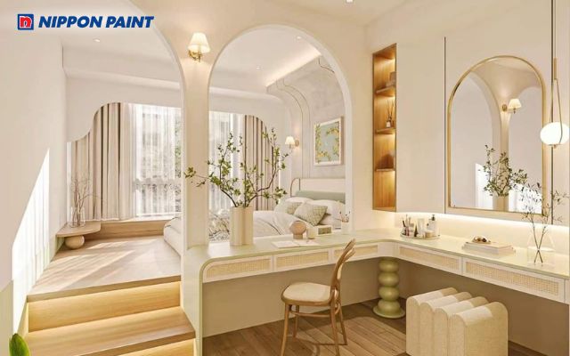 Góc làm việc gam trắng giúp tập trung hơn mỗi ngày