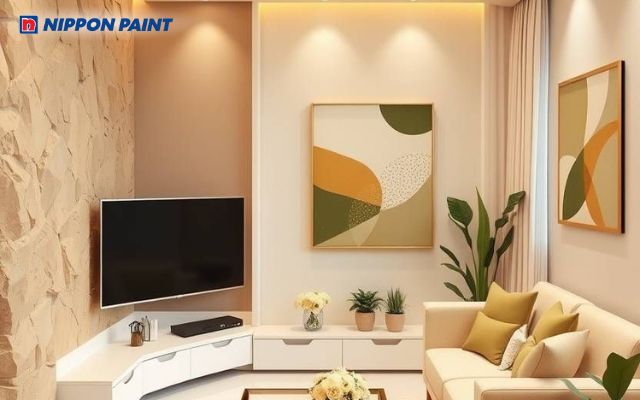 Không gian tiếp khách màu trung tính, tiếp khách luôn dễ chịu