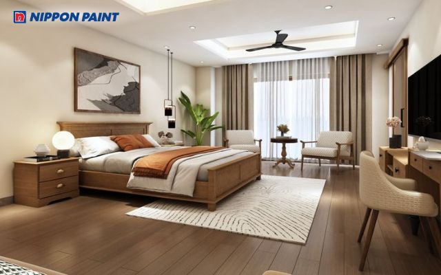 Sắc nâu nhẹ cho giấc ngủ yên