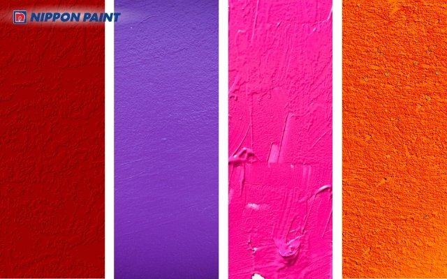 Màu đỏ, tím, hồng neon, cam thuộc hành Hỏa khắc Kim, nên hạn chế sử dụng