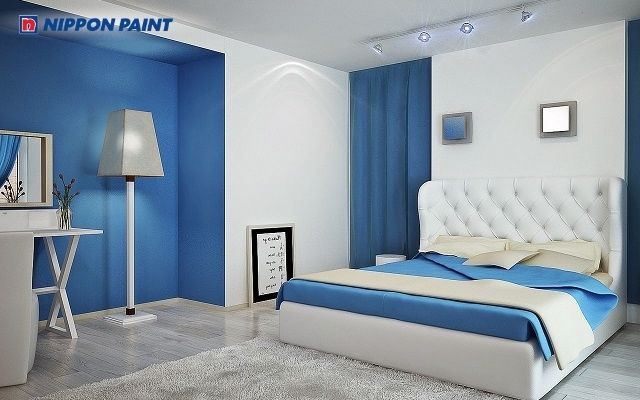 Phòng ngủ xanh sáng dịu mát, giúp thư giãn tinh thần sau ngày dài