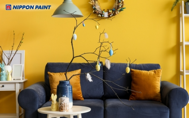 Phong cách tân cổ điển với tông vàng cát chủ đạo giúp tôn vinh vẻ đẹp tinh tế