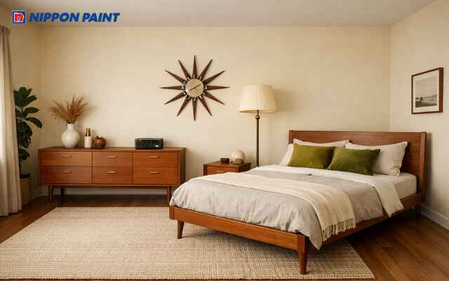 Màu kem ấm giúp gia chủ thư giãn tối đa, gia đạo yên ổn