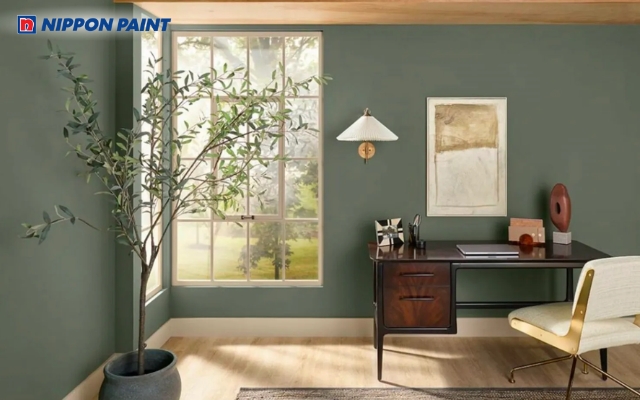 Tông xanh cổ điển vừa thanh lịch vừa giúp tâm trí minh mẫn, sáng tạo không ngừng