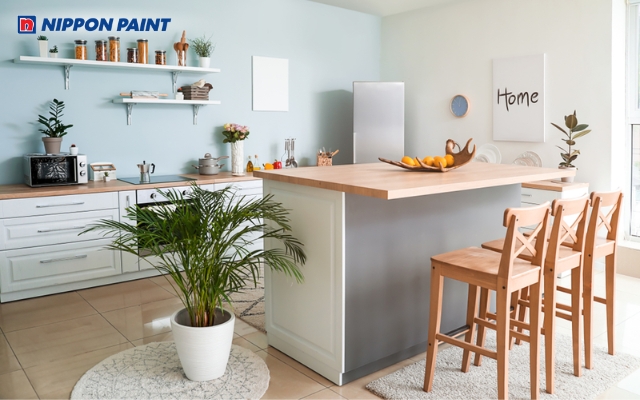 Xanh nước biển nhạt mang lại cảm giác yên bình, dễ đi vào giấc ngủ