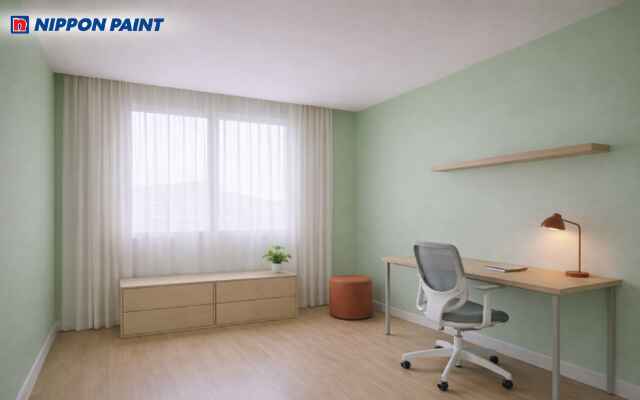 Gam màu xanh lá tối giản giúp tâm trí không bị xao nhãng