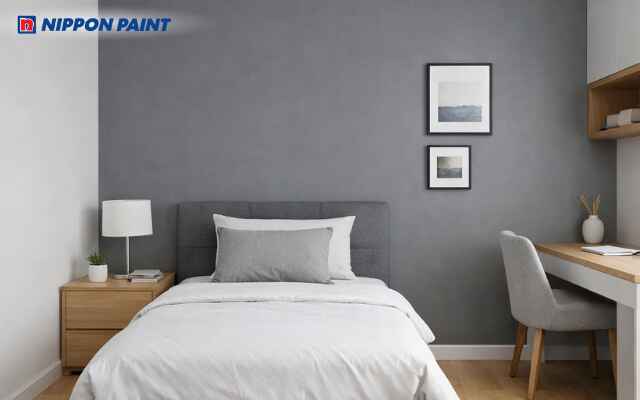 Màu xám ghi (Kim) tương sinh mệnh Thủy phối trắng tạo vẻ hiện đại, thu hút may mắn và tài lộc