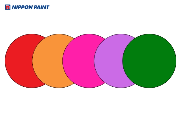 Người sinh năm 2014 tuổi Giáp Ngọ tương khắc với màu đỏ, cam, hồng, tím