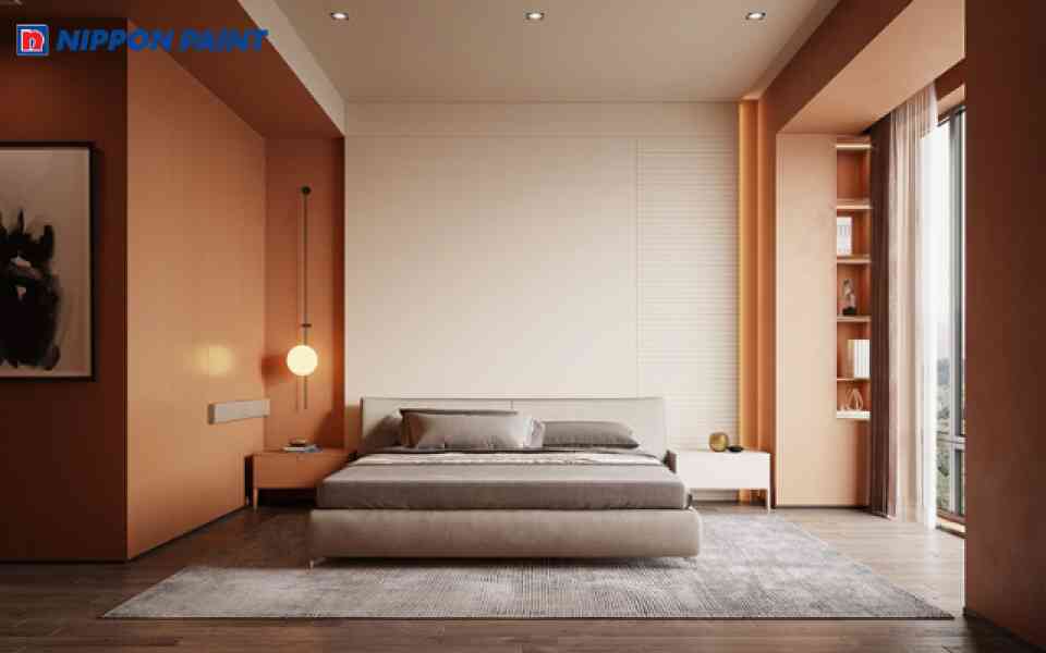Màu cam giúp tạo cảm giác tươi sáng và ấm áp