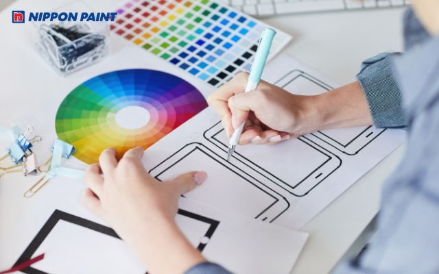 Bánh xe màu sắc giúp truyền tải ý tưởng bằng màu sắc hiệu quả