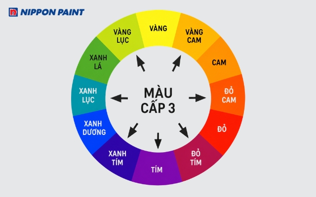 Màu cấp 3 giúp bảng màu trở nên đa dạng và hài hòa hơn