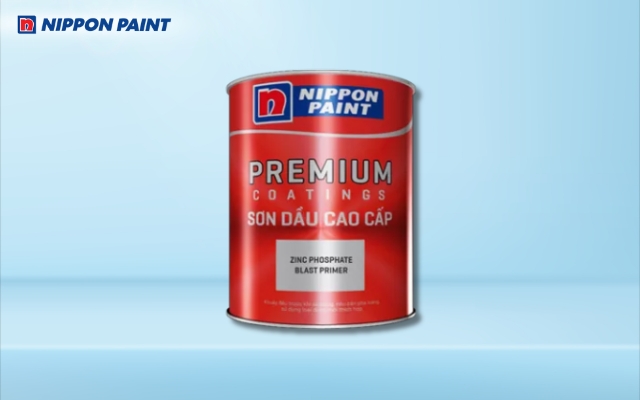 Sơn lót kẽm Nippon Zinc Phosphate Blast Primer có độ bám dính và chống ăn mòn tốt