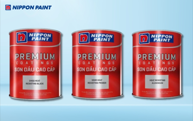 Các sản phẩm sơn công nghiệp gốc Silicone của Nippon Paint