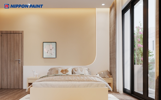 Ưu tiên chọn gam màu nhẹ nhàng cho phòng ngủ