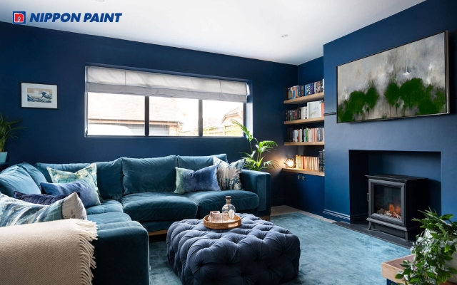 Nên test màu sơn trên tường nhà trước khi lựa chọn