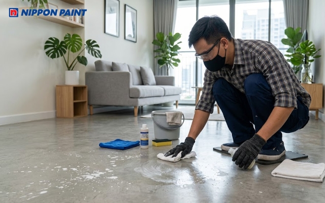 Không để hóa chất lan ra những nơi không dính bẩn vì hóa chất này có thể làm hỏng nền nhà hoặc vật dụng của bạn