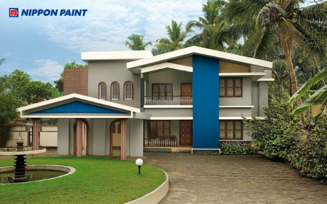 Dùng quá nhiều màu sẽ làm ngoại thất rối mắt và mất cân đối