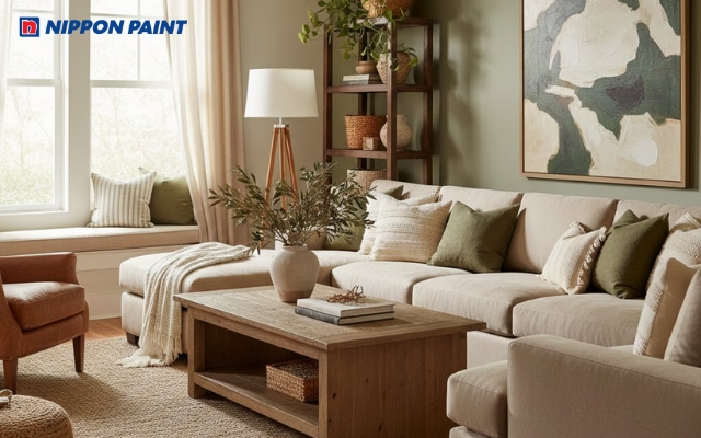 Sắc xanh olive mang hơi thở thiên nhiên