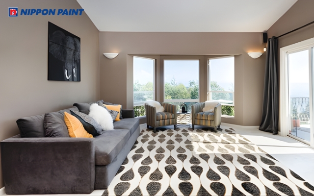 Màu nâu Autumn Brown đơn sắc phối nội thất tông trầm, mang vẻ đẹp thanh lịch, tinh tế và hiện đại