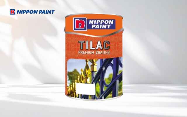 Sơn Nippon Tilac giúp bề mặt mịn, đồng đều và duy trì màu lâu