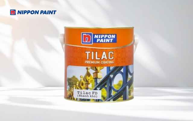 Sơn TILAC FD khô nhanh, bám dính tốt và mang hiệu ứng thẩm mỹ cao