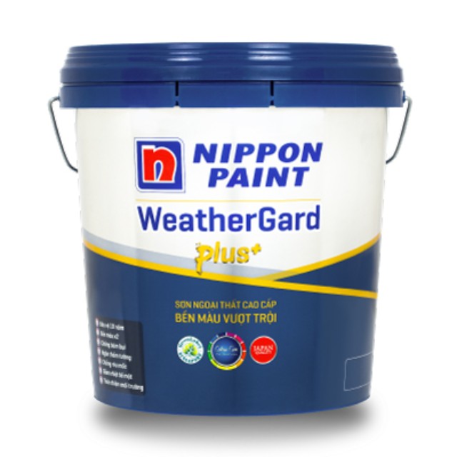 Sơn Nippon WeatherGard Plus+ là dòng sơn ngoại thất cao cấp
