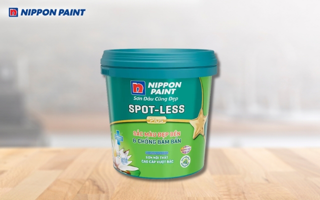 Nippon Paint Spot-less Plus là dòng sơn rất thân thiện với môi trường