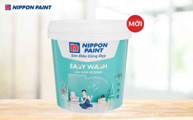 Sơn Easy Wash dễ lau chùi, mịn màng và an toàn cho sức khỏe gia đình