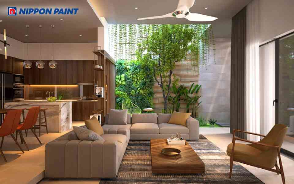 Earth tone trong thiết kế nội thất tạo ra không gian sống gần gũi thiên nhiên nhưng vẫn sang trọng