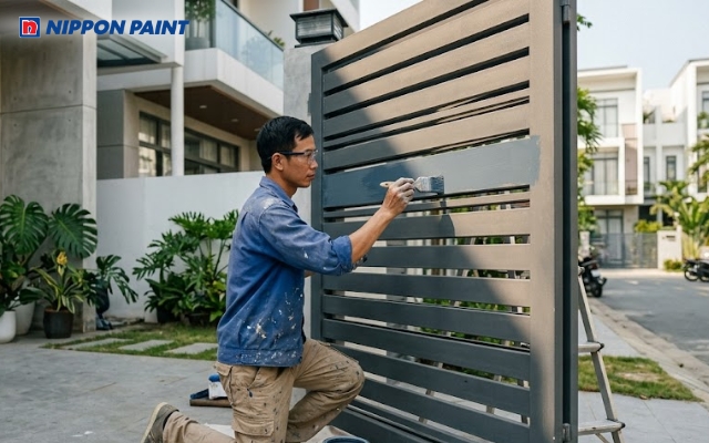 Đảm bảo quy trình sơn cửa sắt đầy đủ giúp sản phẩm luôn bền đẹp với thời gian